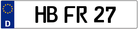 Truck License Plate